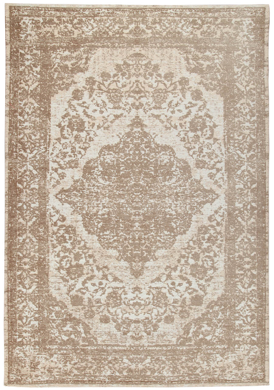 Tappeto Argentella - Beige - Design Vintage Astratto con sfumature colore | elegante per soggiorno e camera da letto - CarpetLiving